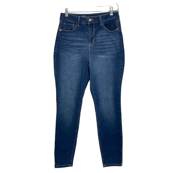No Boundaries Skinny High Rise Denim Jeans Juniors Size 9 Stretchy - Picture 1 of 11